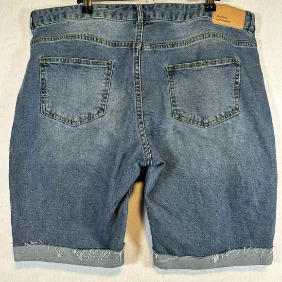 Denim Distressed Women Shorts - Picture 6 of 13